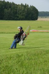 Paragliding na letišti