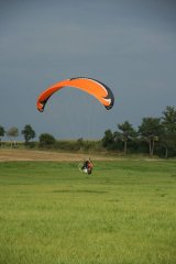 Paragliding na letišti