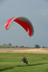 Paragliding na letišti
