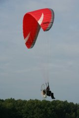 Paragliding na letišti